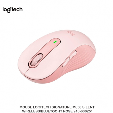 MOUSE LOGITECH SIGNATURE M650 SILENT WIRELESS/BLUETOOHT ROSE 910-006251