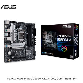 PLACA ASUS PRIME B560M-A LGA1200, DDR4, HDMI, DP