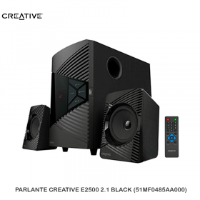 PARLANTE CREATIVE E2500 2.1 BLACK (51MF0485AA000)