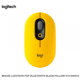 MOUSE LOGITECH POP BLUETOOTH BLACK/YELLOW 910-006543