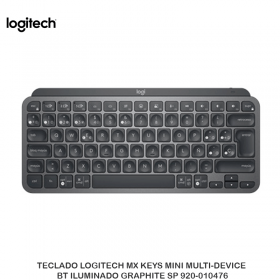 TECLADO LOGITECH MX KEYS MINI MULTI-DEVICE BT ILUMINADO GRAPHITE SP 920-010476