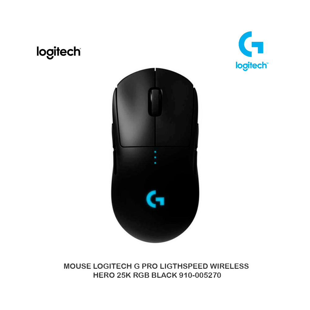 Logitech Ratón para juegos G Pro, sensor 25K HERO - Negro