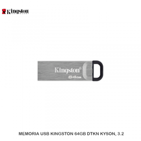 MEMORIA USB KINGSTON 64GB DTKN KYSON, 3.2