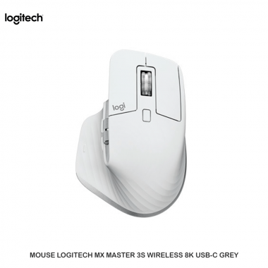 MOUSE LOGITECH MX MASTER 3S WIRELESS 8K USB-C GREY 910-006562