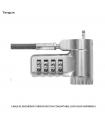 CABLE DE SEGURIDAD TARGUS DEFCON C/ADAPTABLE LOCK HEAD ASP96RGLX BOLSA
