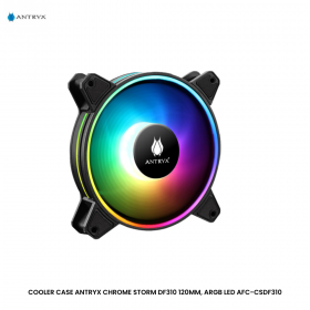 COOLER CASE ANTRYX CHROME STORM DF310 120MM, ARGB LED AFC-CSDF310