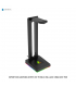 SOPORTE DE AUDIFONO ANTRYX HS-71 RGB, 2 USB, JACK 3.5MM AHS-71KR