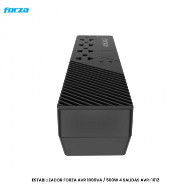 ESTABILIZADOR FORZA AVR 1000VA / 500W 4 SALIDAS AVR-1012