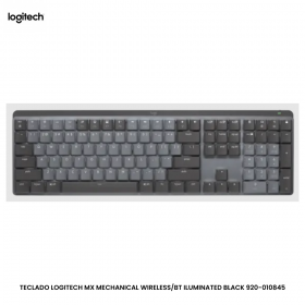 TECLADO LOGITECH MX MECHANICAL WIRELESS/BT ILUMINATED BLACK 920-010845