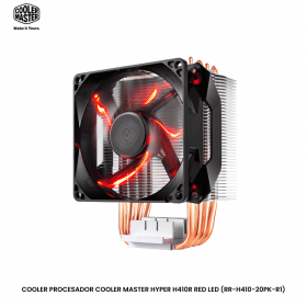 COOLER PROCESADOR COOLER MASTER HYPER H410R RED LED (RR-H410-20PK-R1)