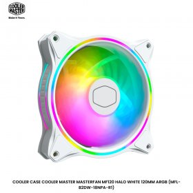 COOLER CASE COOLER MASTER MASTERFAN MF120 HALO WHITE 120MM ARGB (MFL-B2DW-18NPA-R1)