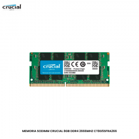 MEMORIA SODIMM CRUCIAL 8GB DDR4 2666MHZ CT8G5SFRA266