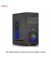 CASE CYBERTEL NEWTON CYB C203 PSU 230W 12CM, RAINBOW + FAN 8CM