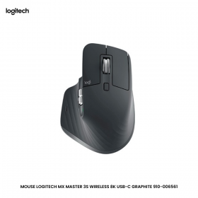 MOUSE LOGITECH MX MASTER 3S WIRELESS 8K USB-C GRAPHITE 910-006561