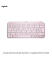 TECLADO LOGITECH MX KEYS MINI MULTI-DEVICE BT ILUMINADO ROSE SP 920-010478