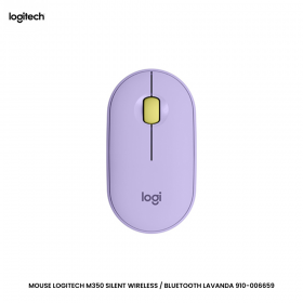 MOUSE LOGITECH M350 SILENT WIRELESS / BLUETOOTH LAVANDA 910-006659