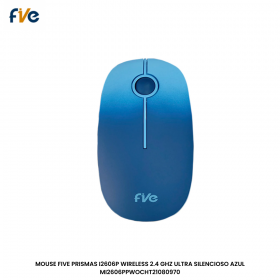 MOUSE FIVE PRISMAS I2606P WIRELESS 2.4 GHZ ULTRA SILENCIOSO AZUL MI2606PPWOCHT21080970