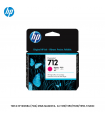 TINTA HP 3ED68A (712A) 29ML MAGENTA,  DJ T210/T250/T630/T650, STUDIO