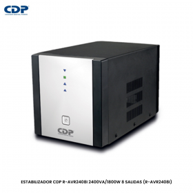 ESTABILIZADOR CDP R-AVR2408I 2400VA/1200W 8 SALIDAS (R-AVR2408I)
