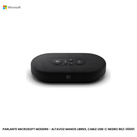 PARLANTE MICROSOFT MODERN - ALTAVOZ MANOS LIBRES, CABLE USB-C NEGRO 8KZ-00001