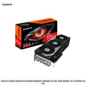 TARJETA VIDEO GIGABYTE RADEON RX6800XT GAMING OC 16G, 16GB GDDR6, PCI-EXPRESS 4.0 X16