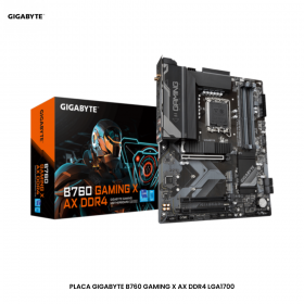 PLACA GIGABYTE B760 GAMING X AX DDR4 LGA1700