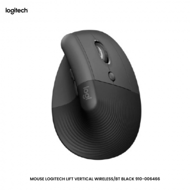 MOUSE LOGITECH LIFT VERTICAL WIRELESS/BT BLACK 910-006466