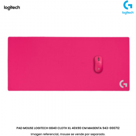 PAD MOUSE LOGITECH G840 CLOTH XL 40X90 CM MAGENTA 943-000712