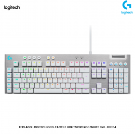 TECLADO LOGITECH G815 TACTILE LIGHTSYNC RGB WHITE 920-011354