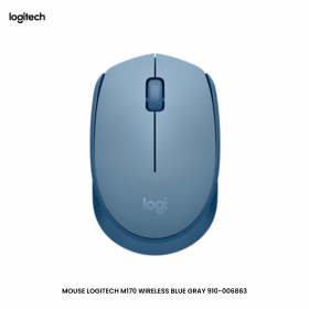 MOUSE LOGITECH M170 WIRELESS BLUE GRAY 910-006863