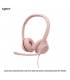 AUDIFONO C/MICROFONO LOGITECH H390 USB NOISE CANCELLING ROSE 981-001280
