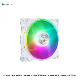 COOLER CASE ANTRYX CHROME STORM DF310 WHITE 120MM, ARGB LED AFC-CSDF310W