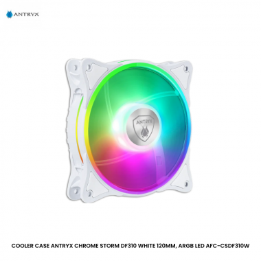 COOLER CASE ANTRYX CHROME STORM DF310 WHITE 120MM, ARGB LED AFC-CSDF310W