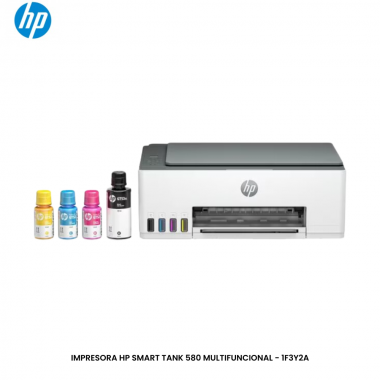 IMPRESORA HP SMART TANK 580 MULTIFUNCIONAL - 1F3Y2A
