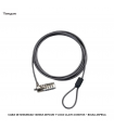 CABLE DE SEGURIDAD TARGUS DEFCON T-LOCK CLAVE 4 DIGITOS - BOLSA ASP61LA