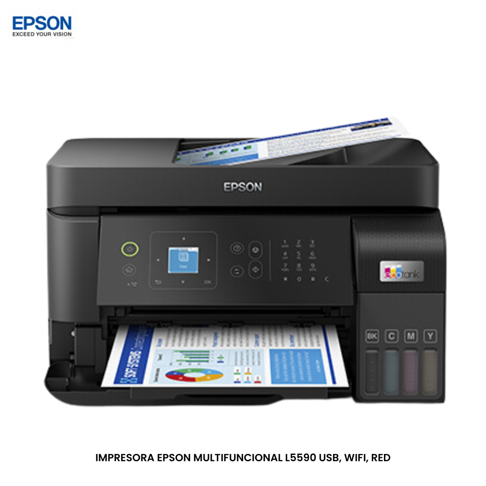 Impresora Epson WorkForce WF-C5810 Multifuncional Wifi Red EPSON