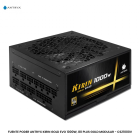 FUENTE PODER ANTRYX KIRIN GOLD EVO 1000W, 80 PLUS GOLD MODULAR - CSZ1000V