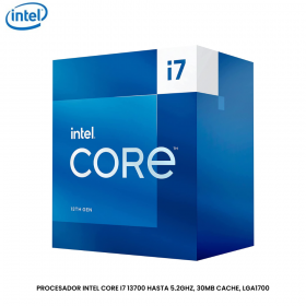 PROCESADOR INTEL CORE I7 13700 HASTA 5.2GHZ, 30MB CACHE, LGA1700