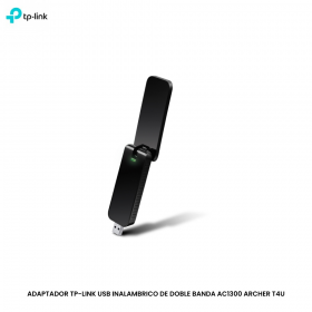 ADAPTADOR TP-LINK USB INALAMBRICO DE DOBLE BANDA AC1300 ARCHER T4U