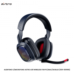 AUDIFONO C/MICROFONO ASTRO A30 WIRELESS FOR PC/MAC/XB BLUE (939-001999)