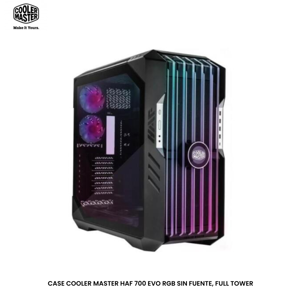 Case Cooler Master Haf 700 Evo Rgb Sin Fuente Full Tower 5050