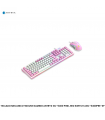 TECLADO MECANICO+MOUSE GAMING ANTRYX GC-5400 PINK, RED SWITCH AGC-5400PRE-SP