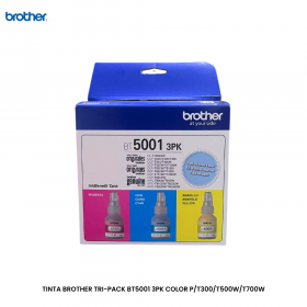 TINTA BROTHER TRI-PACK BT5001 3PK COLOR P/T300/T500W/T700W