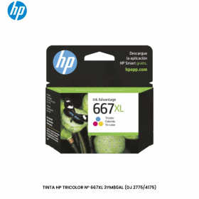 TINTA HP TRICOLOR N° 667XL 3YM80AL (DJ 2775/4175)