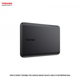 DISCO DURO TOSHIBA 1TB CANVIO BASIC BLACK USB 3.0 HDTB510XK3AA