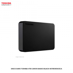 DISCO DURO TOSHIBA 4TB CANVIO BASICS BLACK HDTB540XK3CA