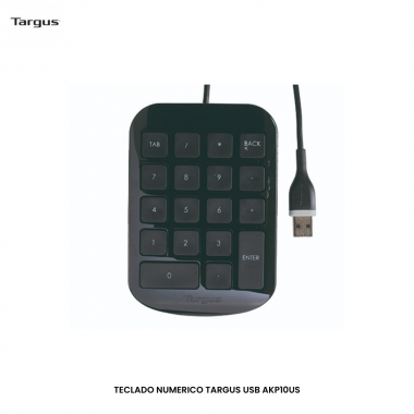 TECLADO NUMERICO TARGUS USB AKP10US