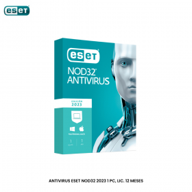 ANTIVIRUS ESET NOD32 2023 1 PC, LIC. 12 MESES