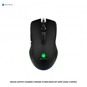 MOUSE ANTRYX GAMING CHROME STORM M650 DPI 4200 (AGM-CS651K)