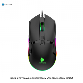 MOUSE ANTRYX GAMING CHROME STORM M730 DPI 4200 (AGM-M730K)